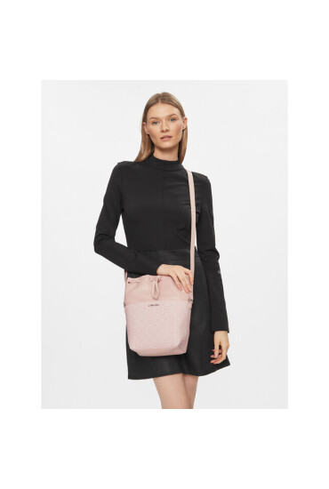 Calvin Klein Дамска чанта Must Bucket Bag Sm Mono K60K609390 Розов - Mera.bg
