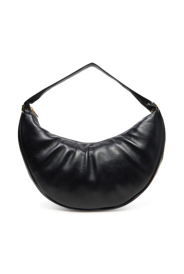 Calvin Klein Дамска чанта Pinched Soft Crescent Lg LV04F3009G Черен - Mera.bg