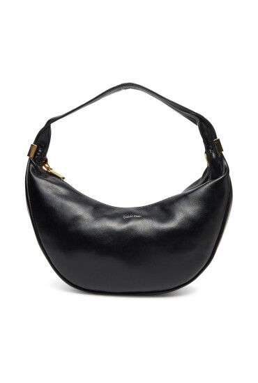 Calvin Klein Дамска чанта Pinched Soft Crescent Sm LV04F3010G Черен - Mera.bg