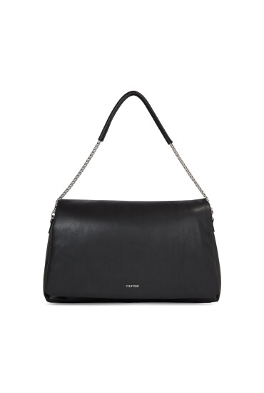 Calvin Klein Дамска чанта Puffed Shoulder Bag K60K611539 Черен - Mera.bg
