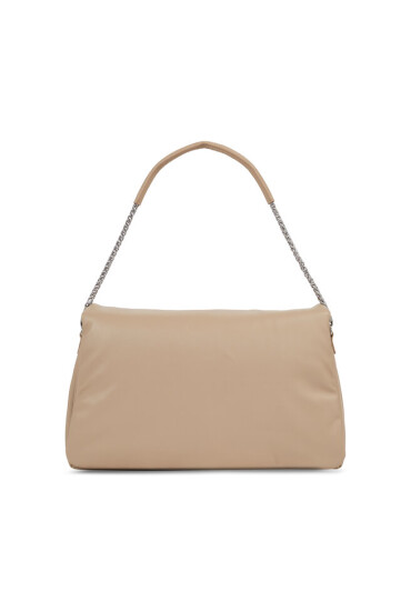 Calvin Klein Дамска чанта Puffed Shoulder Bag K60K611539 Бежов - Mera.bg