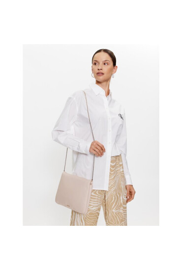 Calvin Klein Дамска чанта Puffed Xbody K60K611019 Бежов - Mera.bg