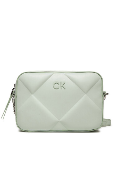 Calvin Klein Дамска чанта Quilt K60K611891 Зелен - Mera.bg