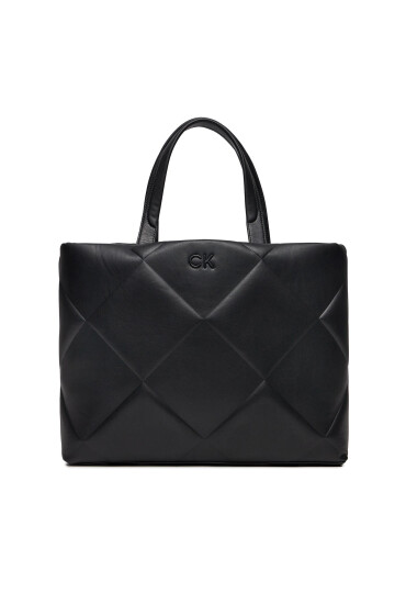 Calvin Klein Дамска чанта Quilt K60K611893 Черен - Mera.bg
