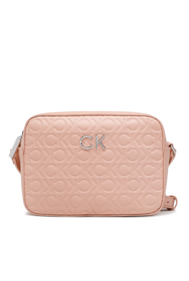 Calvin Klein Дамска чанта Re-Lock Camera Bag Emb Mono K60K610199 Розов - Mera.bg