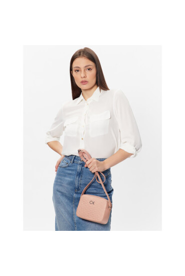 Calvin Klein Дамска чанта Re-Lock Camera Bag Emb Mono K60K610199 Розов - Mera.bg