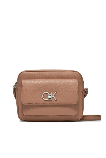 Calvin Klein Дамска чанта Re-Lock Camera Bag_Epi Mono K60K611565 Бежов - Mera.bg