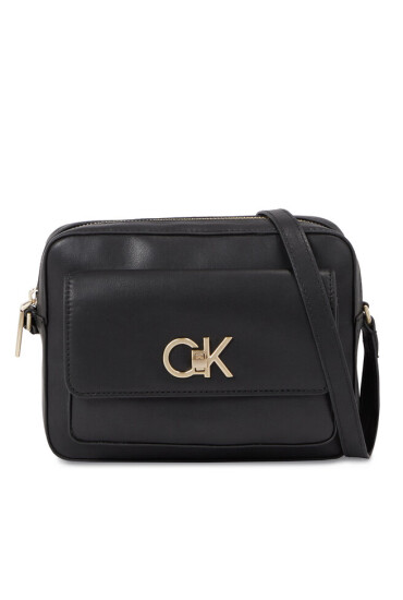 Calvin Klein Дамска чанта Re-Lock Camera Bag W/Flap K60K611083 Ck Black BAX - Mera.bg