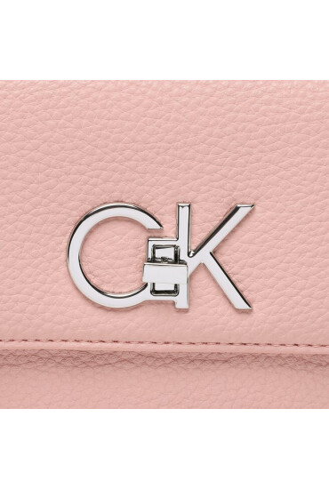 Calvin Klein Дамска чанта Re-Lock Camera Bag With Flap Pbl K60K609397 Розов - Mera.bg