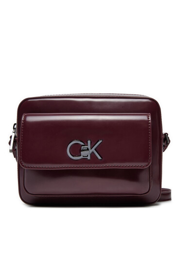Calvin Klein Дамска чанта Re-Lock Camera K60K612544 Бордо - Mera.bg