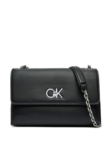 Calvin Klein Дамска чанта Re-Lock Conv K60K612554 Черен - Mera.bg