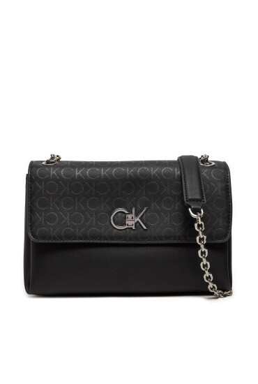 Calvin Klein Дамска чанта Re-Lock Conv K60K612677 Черен - Mera.bg
