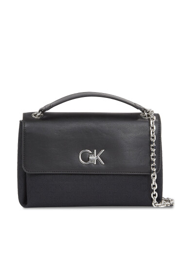 Calvin Klein Дамска чанта Re-Lock Conv Shoulder Bag_Jcq K60K611755 Черен - Mera.bg