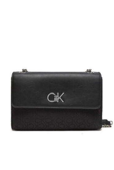 Calvin Klein Дамска чанта Re-Lock Conv Shoulder Bag_Jqc K60K612641 Черен - Mera.bg