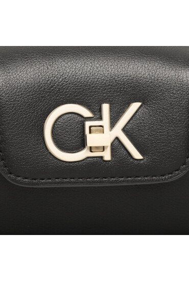 Calvin Klein Дамска чанта Re-Lock Crossbody W/Flap Sm K60K610770 Черен - Mera.bg