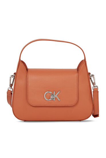 Calvin Klein Дамска чанта Re-Lock Crossbody W/Flap Sm K60K610770 Кафяв - Mera.bg