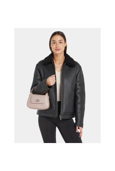 Calvin Klein Дамска чанта Re-Lock Crossbody W/Flap Sm K60K610770 Сив - Mera.bg