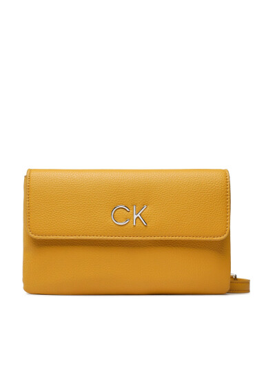 Calvin Klein Дамска чанта Re-Lock Dbl Crossbody Bag Pbl K60K609140 Жълт - Mera.bg