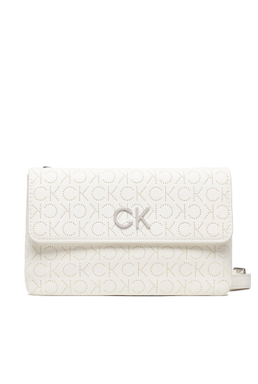 Calvin Klein Дамска чанта Re-Lock Dbl Crossbody Bag Perf K60K609399 White YAF - Mera.bg
