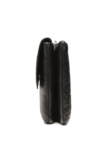 Calvin Klein Дамска чанта Re-Lock Dbl Crossbody Emb Mono K60K610206 Черен - Mera.bg
