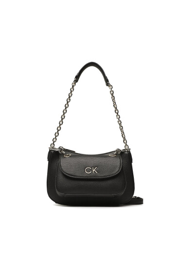 Calvin Klein Дамска чанта Re-Lock Dbl Shoulder Bag K60K610183 Черен - Mera.bg