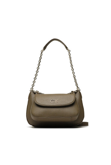 Calvin Klein Дамска чанта Re-Lock Dbl Shoulder Bag K60K610183 Зелен - Mera.bg