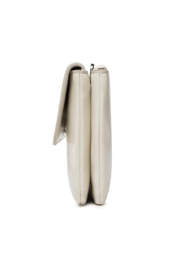 Calvin Klein Дамска чанта Re-Lock Dbl Xbody W/Flap Saff K60K609861 Бял - Mera.bg