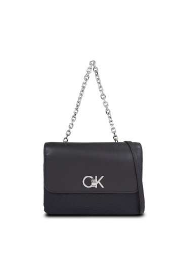 Calvin Klein Дамска чанта Re-Lock Double Gusett Bag_Jcq K60K611877 Черен - Mera.bg