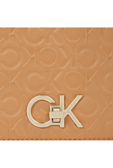 Calvin Klein Дамска чанта Re-Lock Double Gusett Xbody-Emb K60K611532 Кафяв - Mera.bg