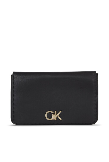 Calvin Klein Дамска чанта Re-Lock Double Gusett Xbody K60K611531 Черен - Mera.bg