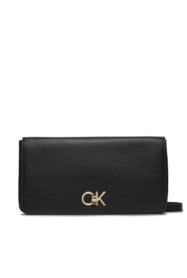 Calvin Klein Дамска чанта Re-Lock Double Gusette K60K611336 Черен - Mera.bg