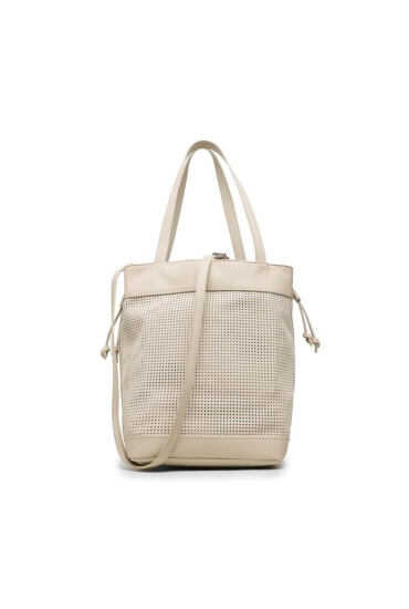 Calvin Klein Дамска чанта Re-Lock Drawstring Bag Perf K60K610635 Екрю - Mera.bg