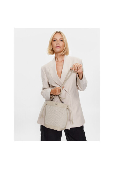 Calvin Klein Дамска чанта Re-Lock Drawstring Bag Sm Perf K60K610636 Бежов - Mera.bg