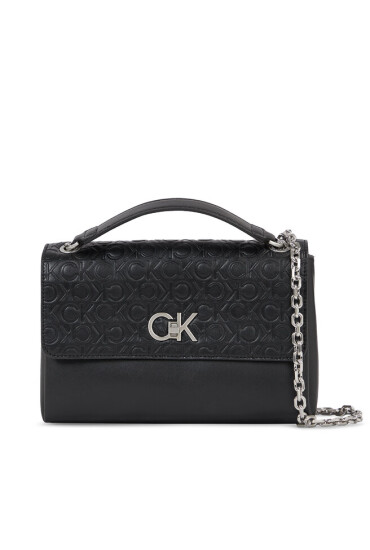 Calvin Klein Дамска чанта Re-Lock Ew Conv Crossbody-Emb K60K611533 Ck Black BAX - Mera.bg