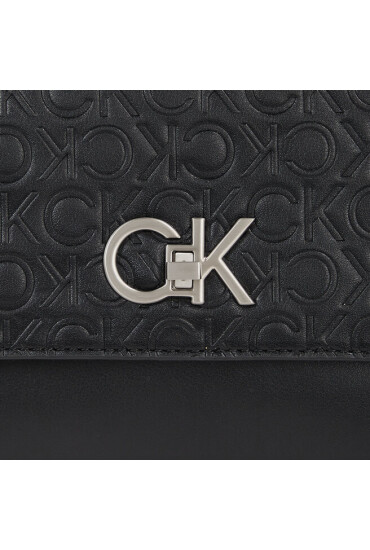 Calvin Klein Дамска чанта Re-Lock Ew Conv Crossbody-Emb K60K611533 Ck Black BAX - Mera.bg