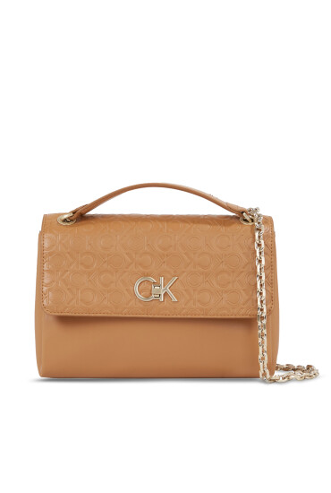 Calvin Klein Дамска чанта Re-Lock Ew Conv Crossbody-Emb K60K611533 Кафяв - Mera.bg