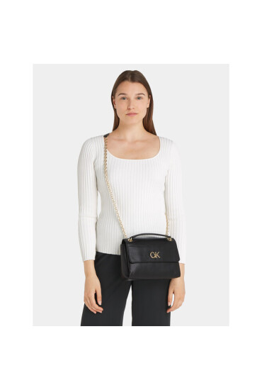 Calvin Klein Дамска чанта Re-Lock Ew Conv Crossbody K60K611084 Ck Black BAX - Mera.bg