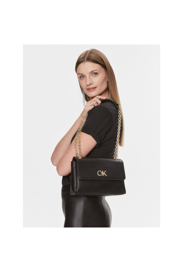 Calvin Klein Дамска чанта Re-Lock Ew Conv Crossbody K60K611084 Черен - Mera.bg