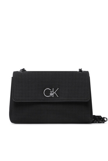 Calvin Klein Дамска чанта Re-Lock Ew Conv Xbody Perf K60K610634 Черен - Mera.bg