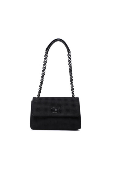 Calvin Klein Дамска чанта Re-Lock Ew Conv Xbody Perf K60K610634 Черен - Mera.bg