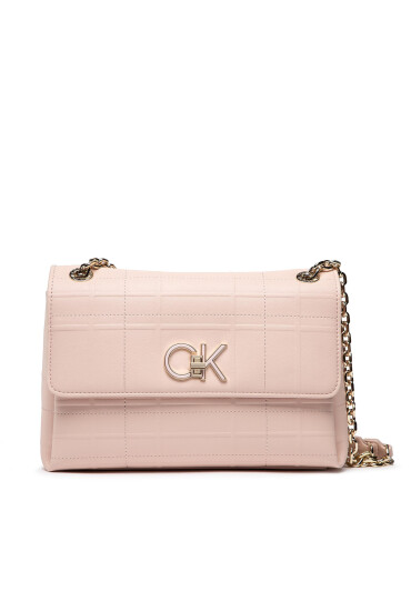 Calvin Klein Дамска чанта Re-Lock Ew Conv Xbody Quilt K60K609682 Розов - Mera.bg