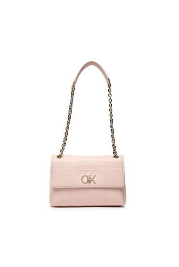 Calvin Klein Дамска чанта Re-Lock Ew Conv Xbody Quilt K60K609682 Розов - Mera.bg