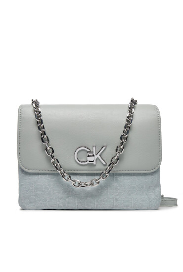 Calvin Klein Дамска чанта Re-Lock K60K611877 Сив - Mera.bg