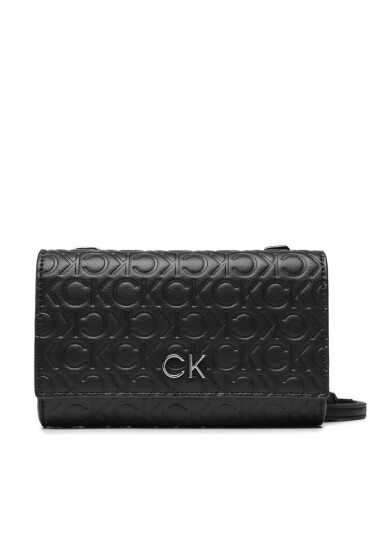 Calvin Klein Дамска чанта Re-Lock Mini Bag Emb Mono K60K610232 Черен - Mera.bg