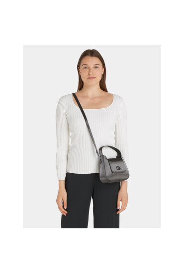Calvin Klein Дамска чанта Re-Lock Mini Xbody-Gunmetal K60K611287 Gunmetal PCS - Mera.bg