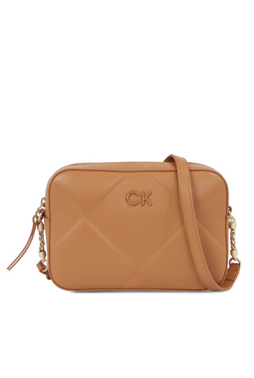 Calvin Klein Дамска чанта Re-Lock Quilt Camera Bag K60K610767 Brown Sugar GA5 - Mera.bg