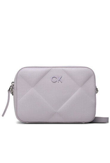 Calvin Klein Дамска чанта Re-Lock Quilt Camera Bag K60K610767 Виолетов - Mera.bg