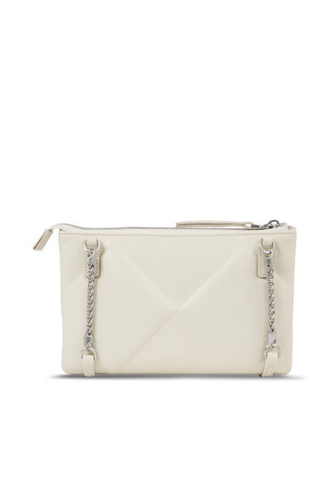 Calvin Klein Дамска чанта Re-Lock Quilt Crossbody K60K611042 Бял - Mera.bg