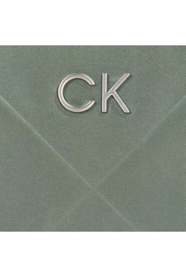 Calvin Klein Дамска чанта Re-Lock Quilt Crossbody - Satin K60K611299 Зелен - Mera.bg