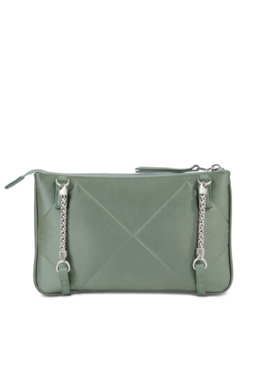 Calvin Klein Дамска чанта Re-Lock Quilt Crossbody - Satin K60K611299 Зелен - Mera.bg